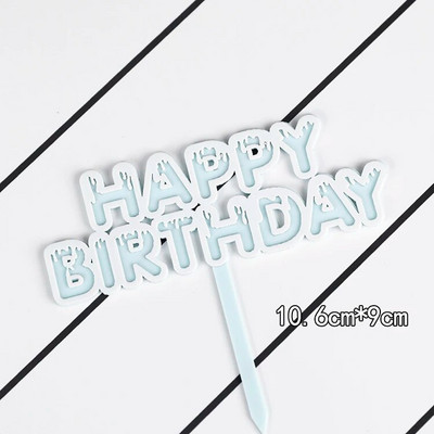 Slatka djevojčica ili dječak i ždral Dekoracija Sretan rođendan Prekrivač torte za Dan djeteta Potrepštine za zabavu Slatki darovi