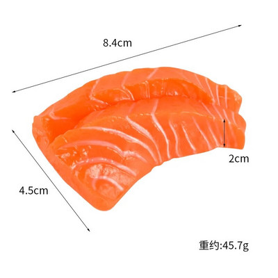 Simulacija Losos Sashimi Realistični file lososa Lažna hrana Model plodova mora Hotel Restoran Izlog Izlog Rekviziti za fotografije