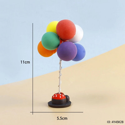 Circus Clown Cake Topper Elephant Lion 1st Birthday Boy Happy Birthday One Year Birthday Cake Decoration for Prince Kid Party Gifts