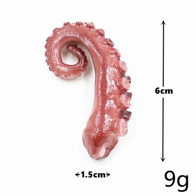 Szimuláció tintahal Hamis étel Tenger gyümölcsei modell grillkiegészítők Ablak dekoráció Konyha fotózás kellékek Lakás dekoráció