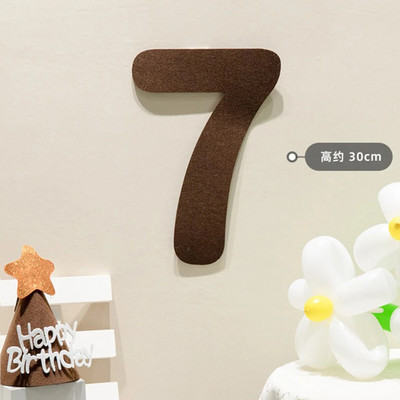 Veltinio gimtadienio reklamjuostės rutulinė styga Veltinio skaitmeninė su gimtadieniu vakarėlio dekoracija Vaikams pakabinamos vėliavėlės traukiamos gėlės Kūdikių dušo reikmenys