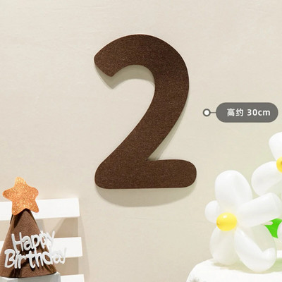 Veltinio gimtadienio reklamjuostės rutulinė styga Veltinio skaitmeninė su gimtadieniu vakarėlio dekoracija Vaikams pakabinamos vėliavėlės traukiamos gėlės Kūdikių dušo reikmenys