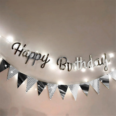 Πολλαπλών θεμάτων DIY χρωματιστά φωτάκια Χρόνια πολλά Διακοσμητικά banner Photo Booth Happy Birthday Bunting String Lights Σετ σημαίες