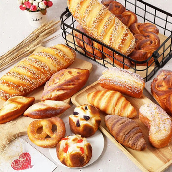 Simulation Bread High Artificial Cake Bakery Display Decor Home Project Soft Decor Διακόσμηση δωματίου West Point Φωτογραφία PU