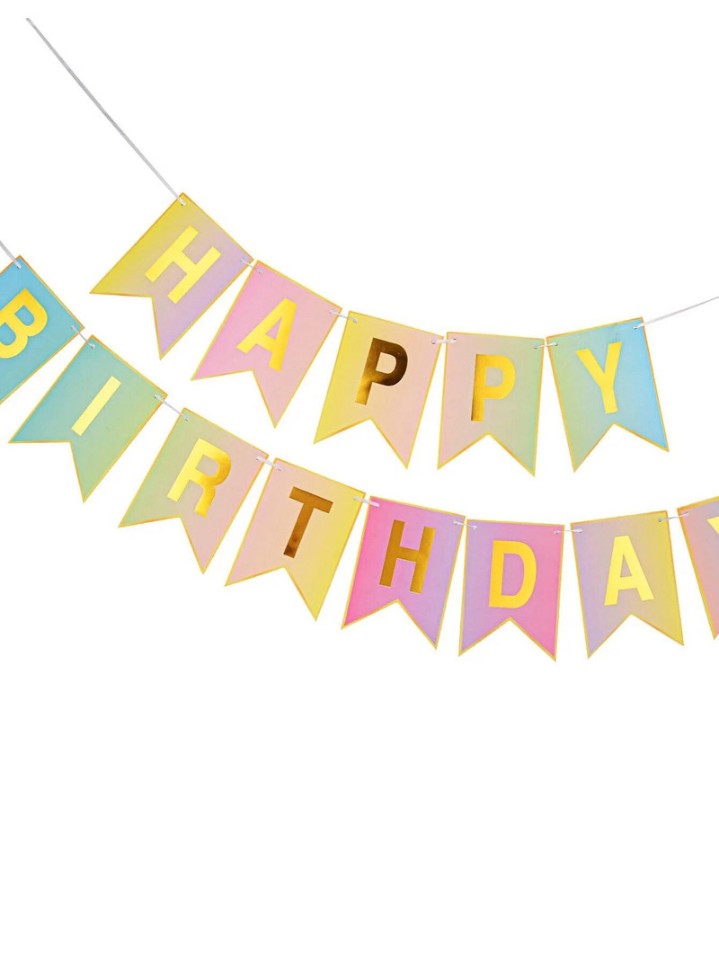 13 бр./компл. Банер за постепенен рожден ден Декорация за парти за 1-ви рожден ден Момиче Момче Бебешки душ Разкриване на пола Консумативи за парти