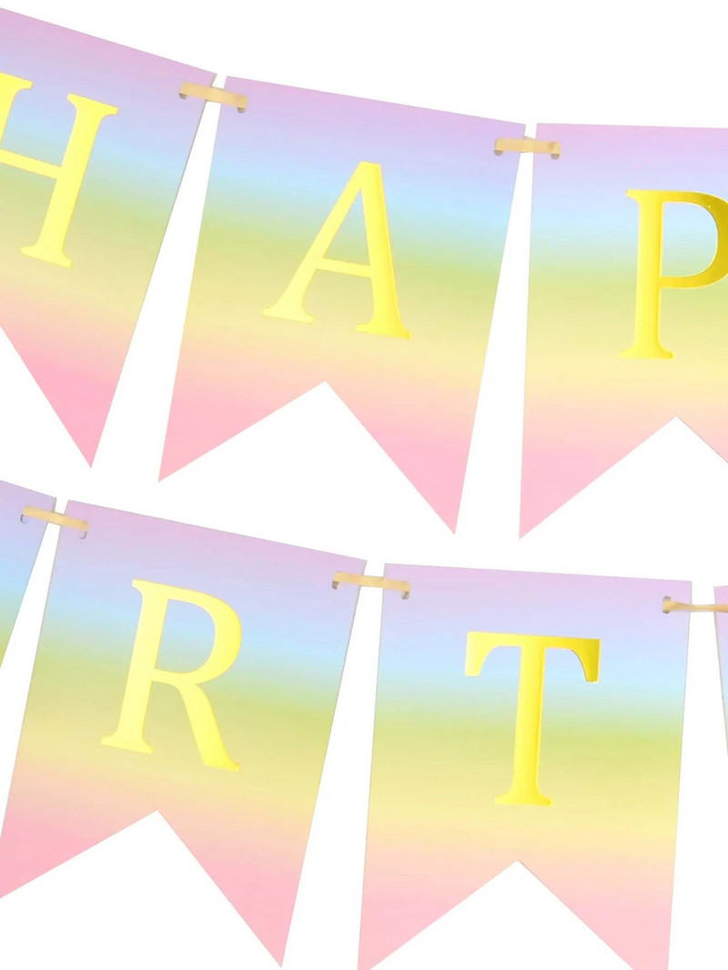 13 бр./компл. Банер за постепенен рожден ден Декорация за парти за 1-ви рожден ден Момиче Момче Бебешки душ Разкриване на пола Консумативи за парти