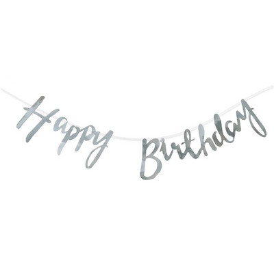 Glitter Happy Birthday Bänner lastele täiskasvanutele sünnipäevapeokaunistused