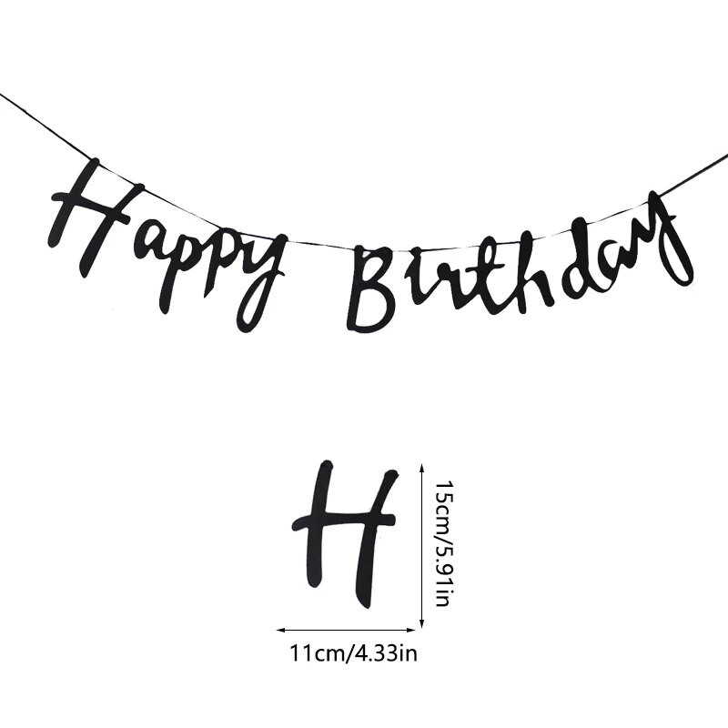 Trblietavý banner k narodeninám pre deti a dospelých, dekorácie na narodeninovú párty, potreby