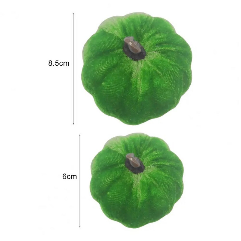 Moliūgų ornamentas Lengvai prižiūrimas dekoratyvinis ryškiaspalvis Happy Thanksgiving Simuliacinis audinys Moliūgų vakarėlio dekoras svetainei