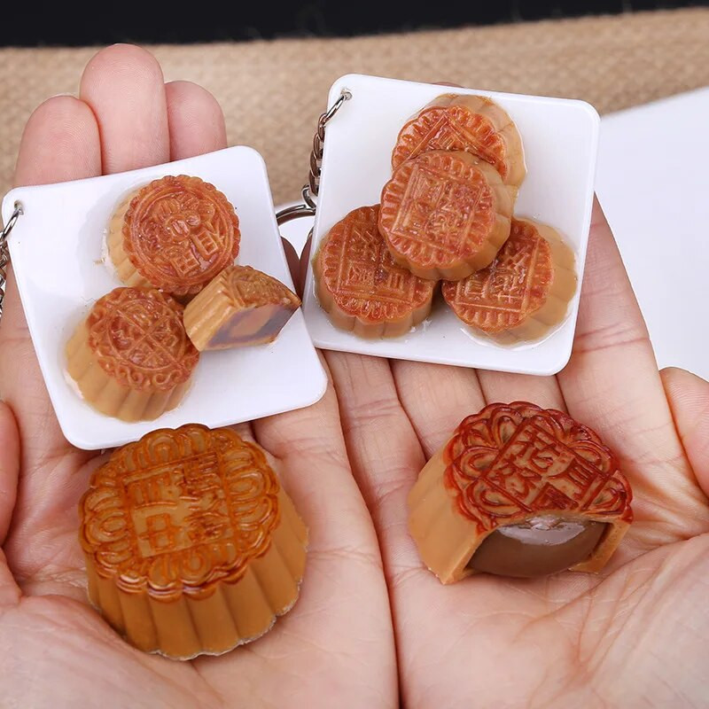 Модел на изкуствена симулация Mooncake Fake Moon Cake Food Toy Zero Food Film Телевизионен реквизит за снимане Декоративна смола