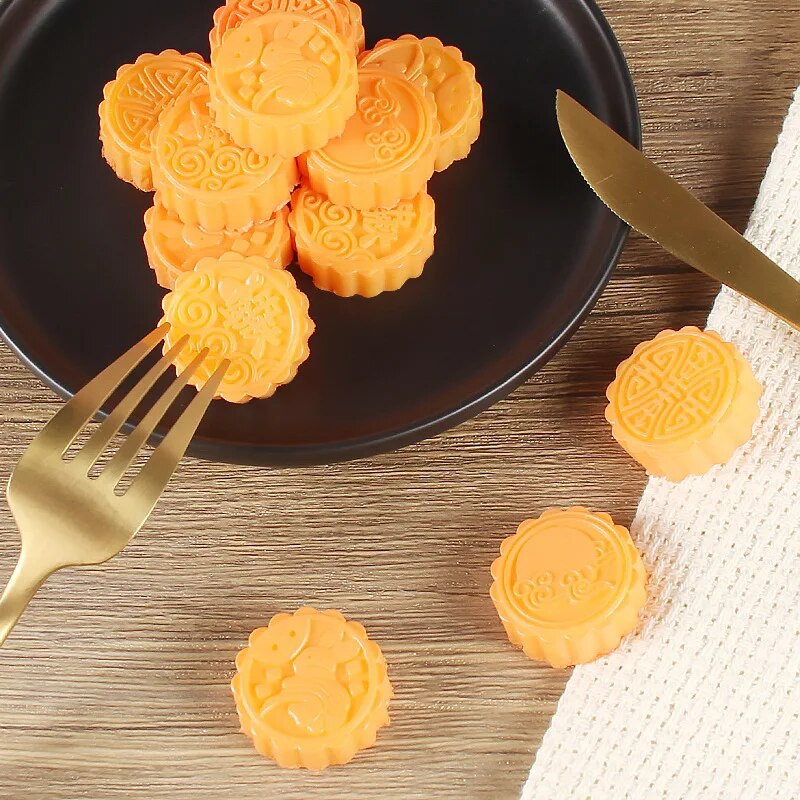 Модел на изкуствена симулация Mooncake Fake Moon Cake Food Toy Zero Food Film Телевизионен реквизит за снимане Декоративна смола