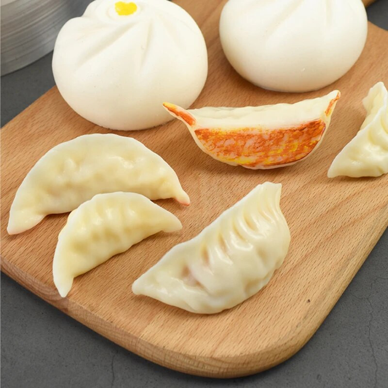 Simulacija Pržene knedle Knedle Model Lažne knedle Kuhane knedle Hrana Doručak Trgovina Kuhinja Kućni dekor Rekviziti Igračke