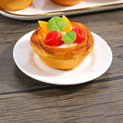 Симулация на храна с фалшив яйчен тарт, реквизит за снимки, модел за чертане на скица, реквизит за фотография, декор за сватбено тържество