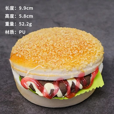 Simulacija modela pržene piletine, rekvizit za fotografije hrane, umjetni hamburger, lažna torta od pomfrita, dekoracija izloga trgovine brze hrane