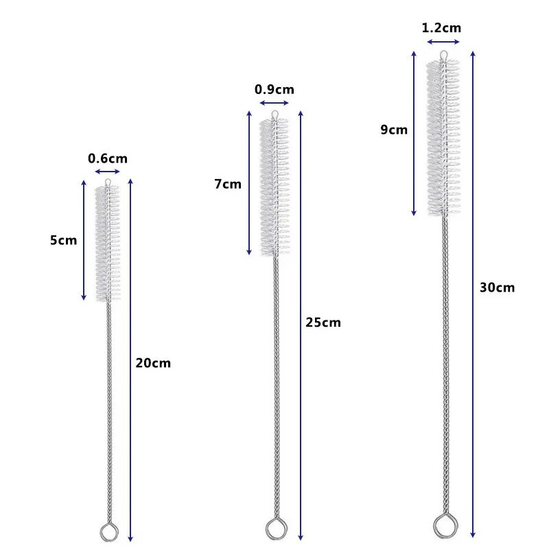 3-10 pakk põhuharja komplekt õlgede puhastusvahend nailonist roostevabast terasest hari 30 cm pika varrega kalapaagi kõrrepudeli õlgede puhastushari