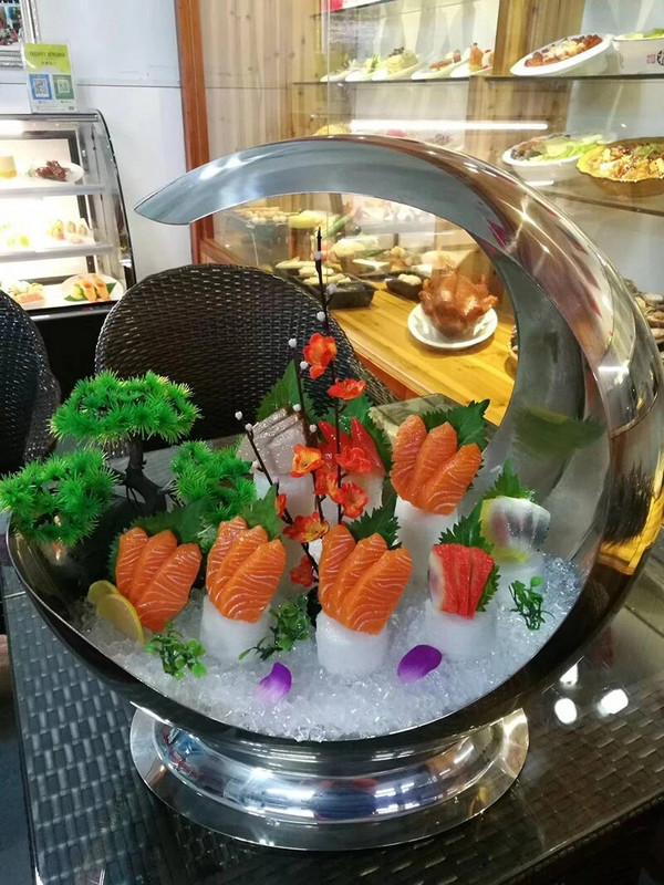 Dirbtinė japoniška netikra lašiša Sashimi mėsos namų dekoravimo maisto modelis virtuvės žaislai