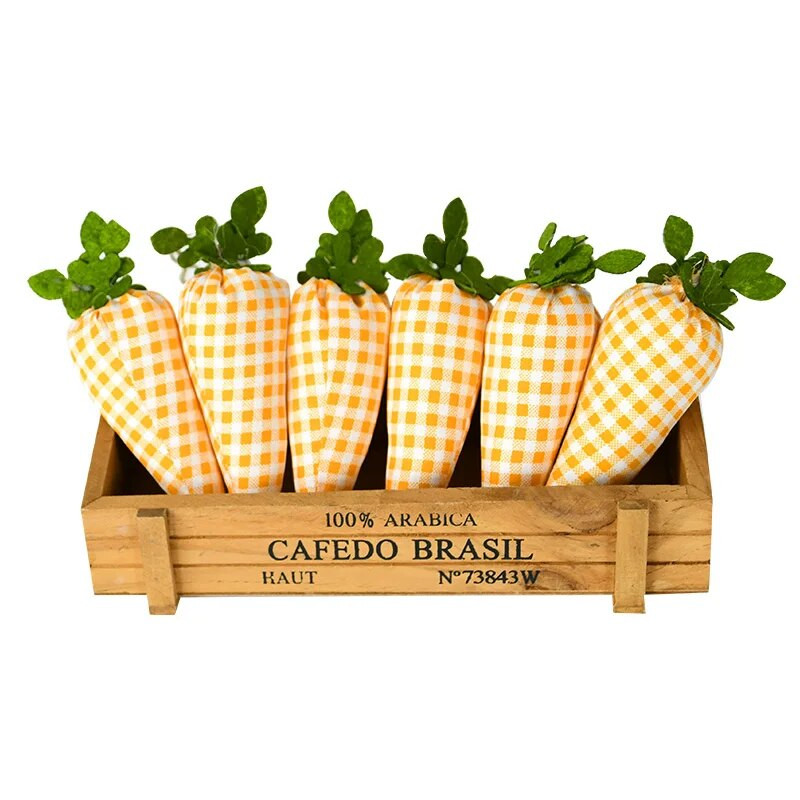 Kūrybingas Velykų dekoravimas Morkų vakarėlio sienų dekoravimas Morkų reklamjuostės Audinio durų rėmas Židinys Dekoratyvinis vidaus lauko dekoras