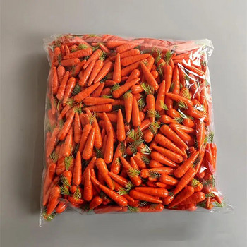 10 бр. Мини симулация на моркови Пяна от моркови Плодове и зеленчуци Великденска украса Подарък Начало Praty Decor
