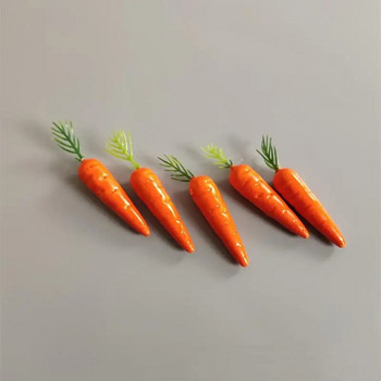 10τμχ Μίνι Προσομοίωση Καρότου Αφρός Καρότου Φρούτα και Λαχανικά Δώρο Πασχαλινής Διακόσμησης Διακόσμηση Σπιτιού
