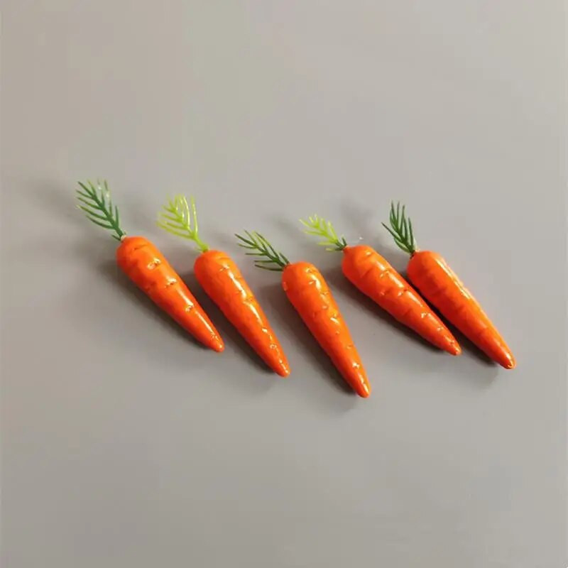 10kom Mini simulacija mrkve Voće i povrće od pjene za Uskrs Dekoracija za dom Dekoracija za molitvu