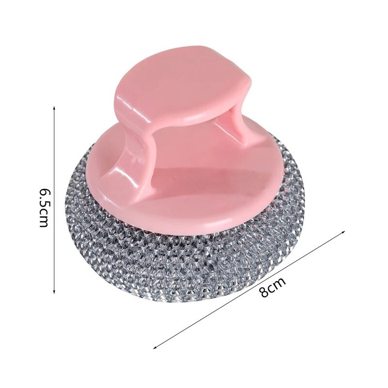 1 tk köögipuhastusharjad roostevabast terasest traatpalliga korduvkasutatav nõudepesuharjapann õliplekkide eemaldamiseks. Kodumajapidamises kasutatavad puhastusvahendid