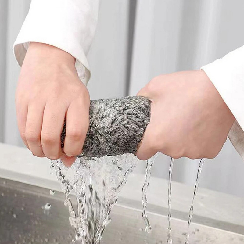 Nõudepesulapp rooste eemaldamine puhastuslapp Köök Magic Nõudepesurätik Metall Terastraat Puhastuskalts Mikrolaineahi Puhastus Tööriistad