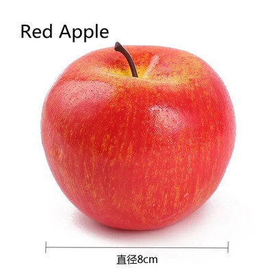 1 db műgyümölcs hamis alma lakberendezési szimuláció narancssárga görögdinnye dísz kézműves ételfotózási kellékek