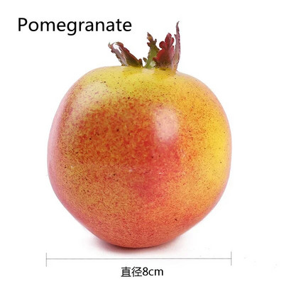 1 db műgyümölcs hamis alma lakberendezési szimuláció narancssárga görögdinnye dísz kézműves ételfotózási kellékek