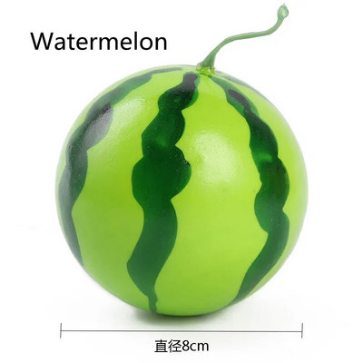 1 db műgyümölcs hamis alma lakberendezési szimuláció narancssárga görögdinnye dísz kézműves ételfotózási kellékek