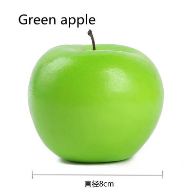 1 db műgyümölcs hamis alma lakberendezési szimuláció narancssárga görögdinnye dísz kézműves ételfotózási kellékek