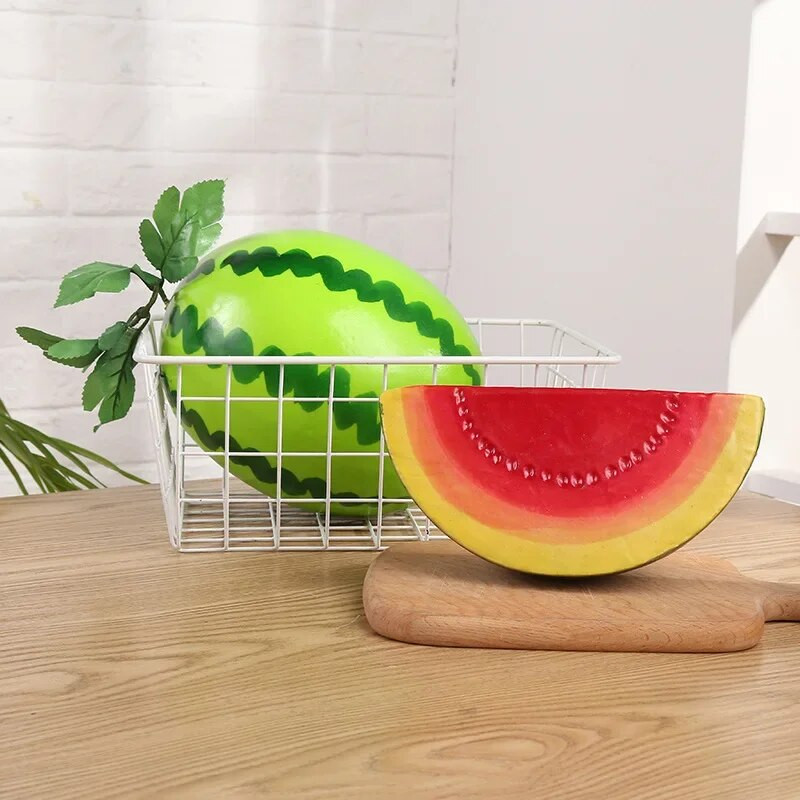 1 db műgyümölcs hamis alma lakberendezési szimuláció narancssárga görögdinnye dísz kézműves ételfotózási kellékek