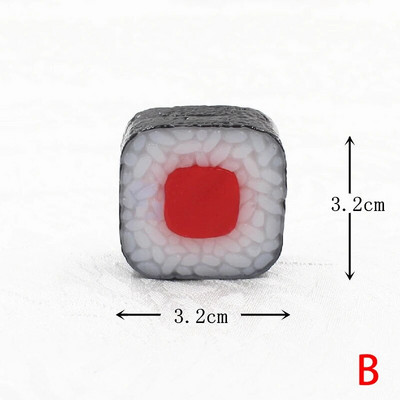 Simulacija lososa Onigiri Model alge Rolada riže Sushi Umjetna lažna hrana Fotografija Rekviziti Dekoracija Dječje igračke