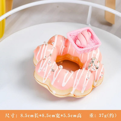 1 db mesterséges torta fánkos desszert hamis étel dekoráció fényképezés profi étel szimuláció tortamodell Tea asztaldísz FCYY-032