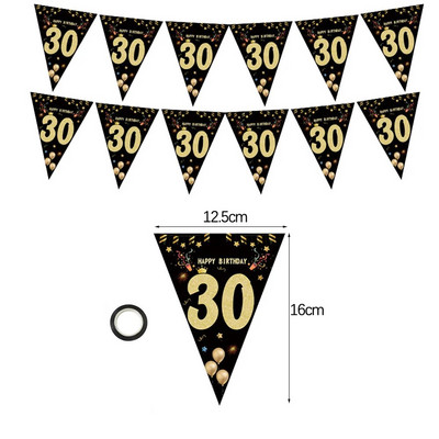 Boldog születésnapot zászló háttér zászló Születésnapi sármány zászló 18. születésnapi babaváró születésnapi parti dekorációs kellékek