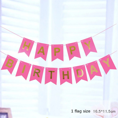 Boldog születésnapot zászló háttér zászló Születésnapi sármány zászló 18. születésnapi babaváró születésnapi parti dekorációs kellékek