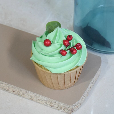 Lažna sladoledna torta Voćna torta Cupcake igračka, hrana za igru, potrepštine za vrtić, štapić za hladnjak, privjesak za ključeve