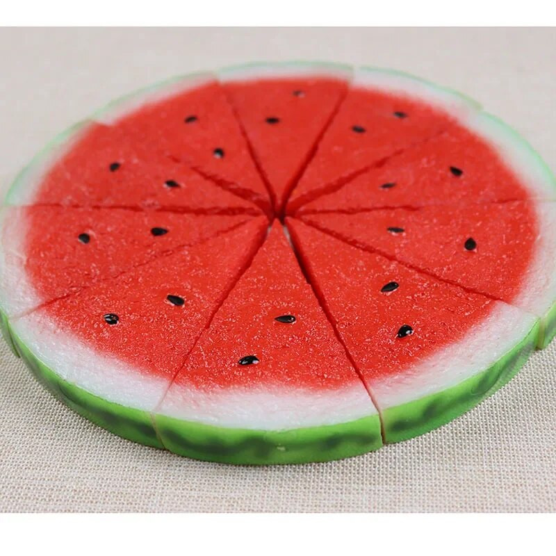 Komad umjetne lubenice PVC Lažno voće Hrana Realistično ukrasno voće za uređenje doma u kuhinji