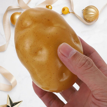 6 бр. 9 см симулационен модел на картофи Изкуствена пяна Зеленчуков модел Кухня Реалистичен фотографски реквизит