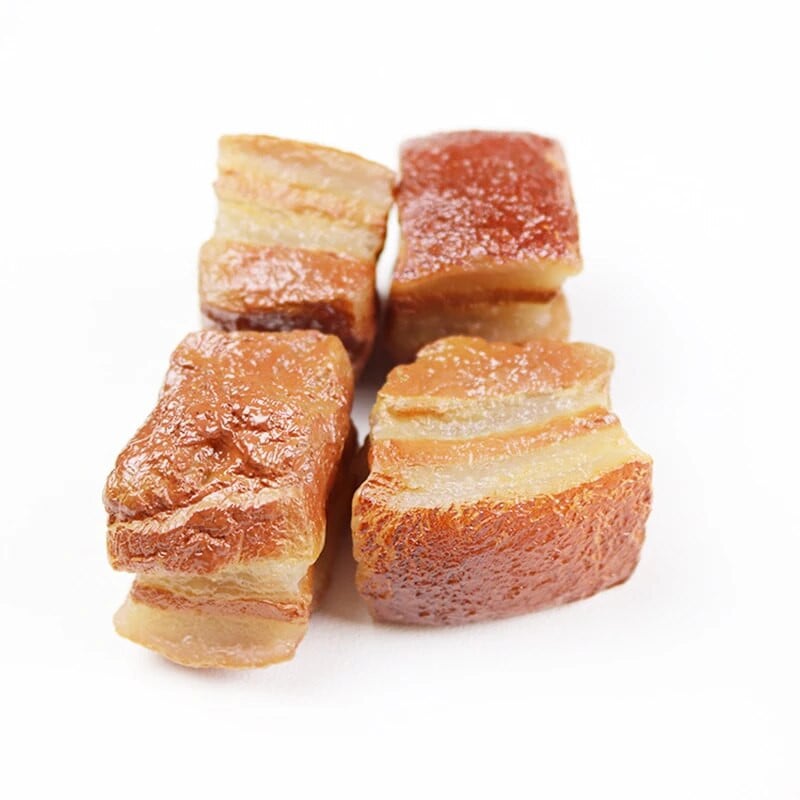 Симулация на изкуствени храни Модел на продукт от задушено свинско месо Фалшив свински корем Трислойно месо Dongpo Meat Pork Kid Toys