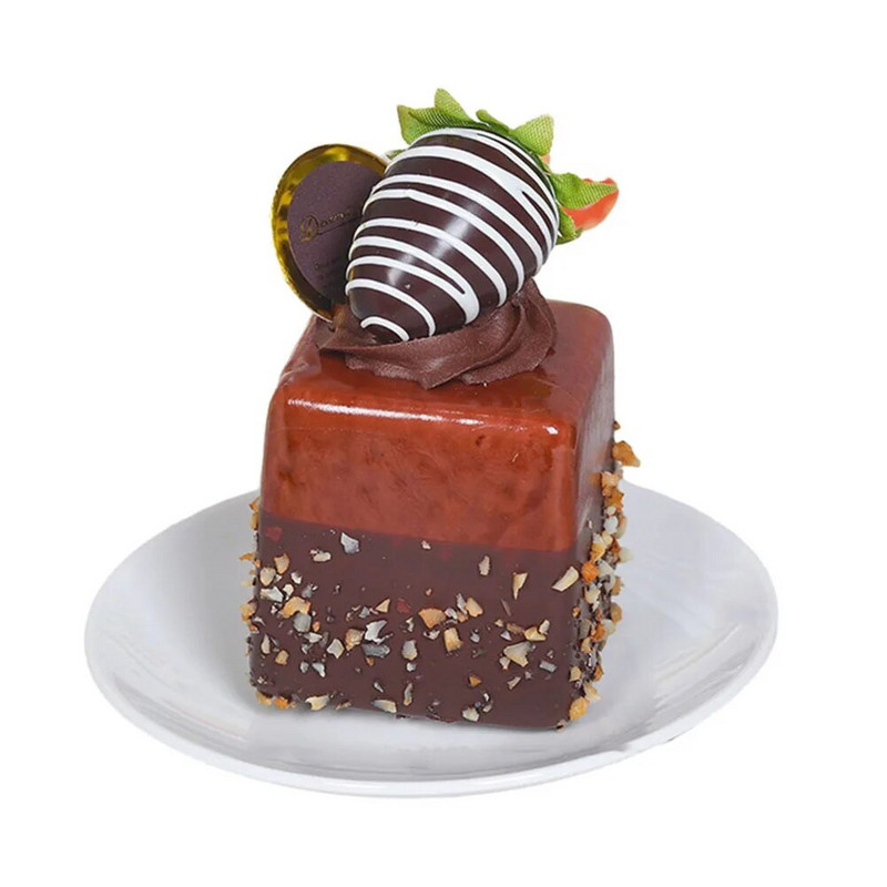 Epres gyümölcstorta modell szimuláció étel hamis snack kenyér dekoráció desszert epres gyümölcstorta modell szimuláció élelmiszer hamisítvány