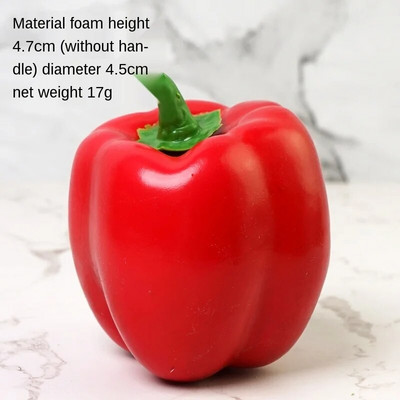 1 tk kunstlik simulatsioon toit Köögiviljad võltsitud tšilli paprika fotograafia rekvisiidid kaunistamiseks Toa kodu jõulud seinakaunistus