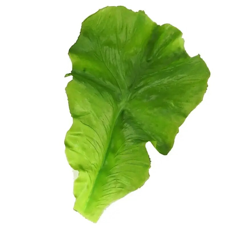 2 bucăți frunze de salată verde artificială salată verde simulată mâncare artificială reală, acasă, petrecere, bucătărie, festival, decorare