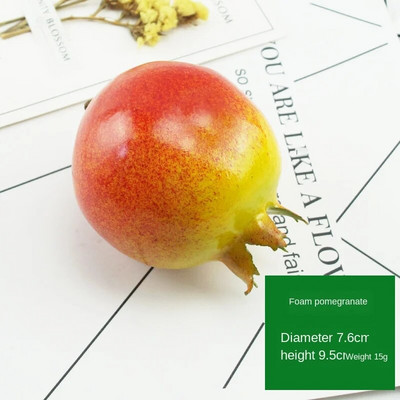Umjetni limun Simulacija lažnog voća Mini pjena Voćni ornament Zanatski rekviziti za fotografije hrane Dekoracija doma Mango Banana Jabuka