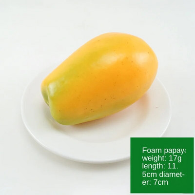 Umjetni limun Simulacija lažnog voća Mini pjena Voćni ornament Zanatski rekviziti za fotografije hrane Dekoracija doma Mango Banana Jabuka