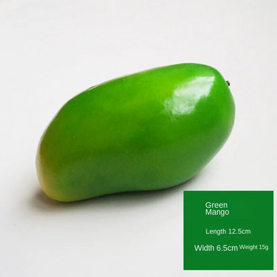 Umjetni limun Simulacija lažnog voća Mini pjena Voćni ornament Zanatski rekviziti za fotografije hrane Dekoracija doma Mango Banana Jabuka