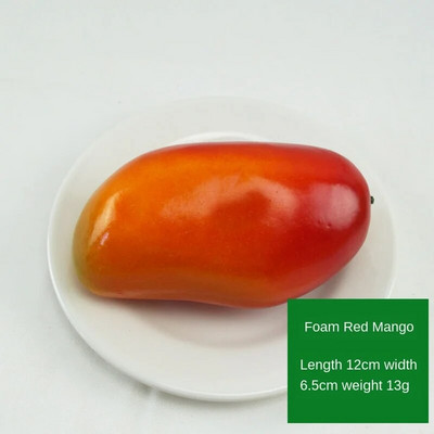 Umjetni limun Simulacija lažnog voća Mini pjena Voćni ornament Zanatski rekviziti za fotografije hrane Dekoracija doma Mango Banana Jabuka