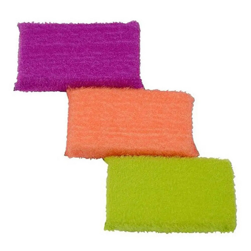 3tk Kahepoolne universaalne koduköök praktiline imav ja kriimustumatu vannitoa pehme puhastuskäsn Nõude puhastustööriist