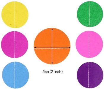 Кръгъл гирлянд в цвят на дъгата, закачете банер, овесарка, сватба, бебешки празник, възрастни, деца, рожден ден, украса за занаяти