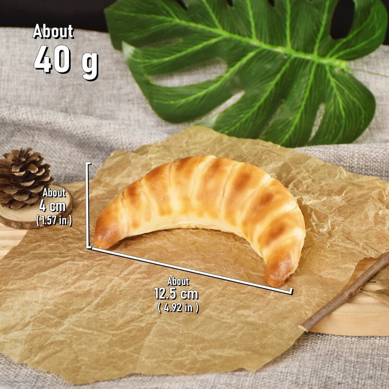 Simulirani model Zlatnog bika Lažna alkalna voda Slana voda Pečenje kruha Dekoracija prozora Rekviziti za kroasane Fotografija hrane