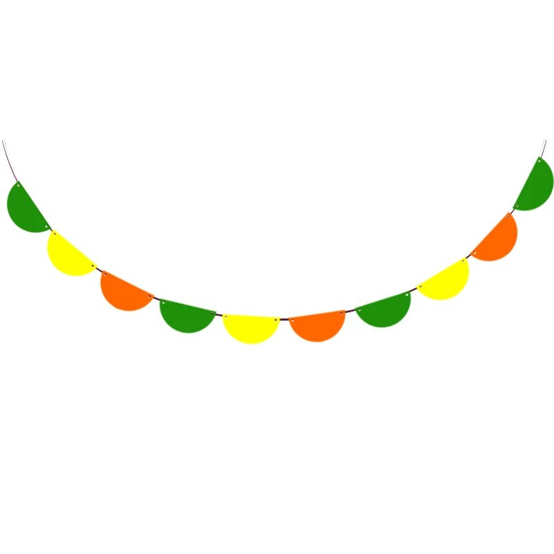 Semicerc Triunghi Tesatura Bunting Fanion Steaguri Crăciun Halloween Banner Ghirlandă Vintage Baby Birthday Party Festival Decor